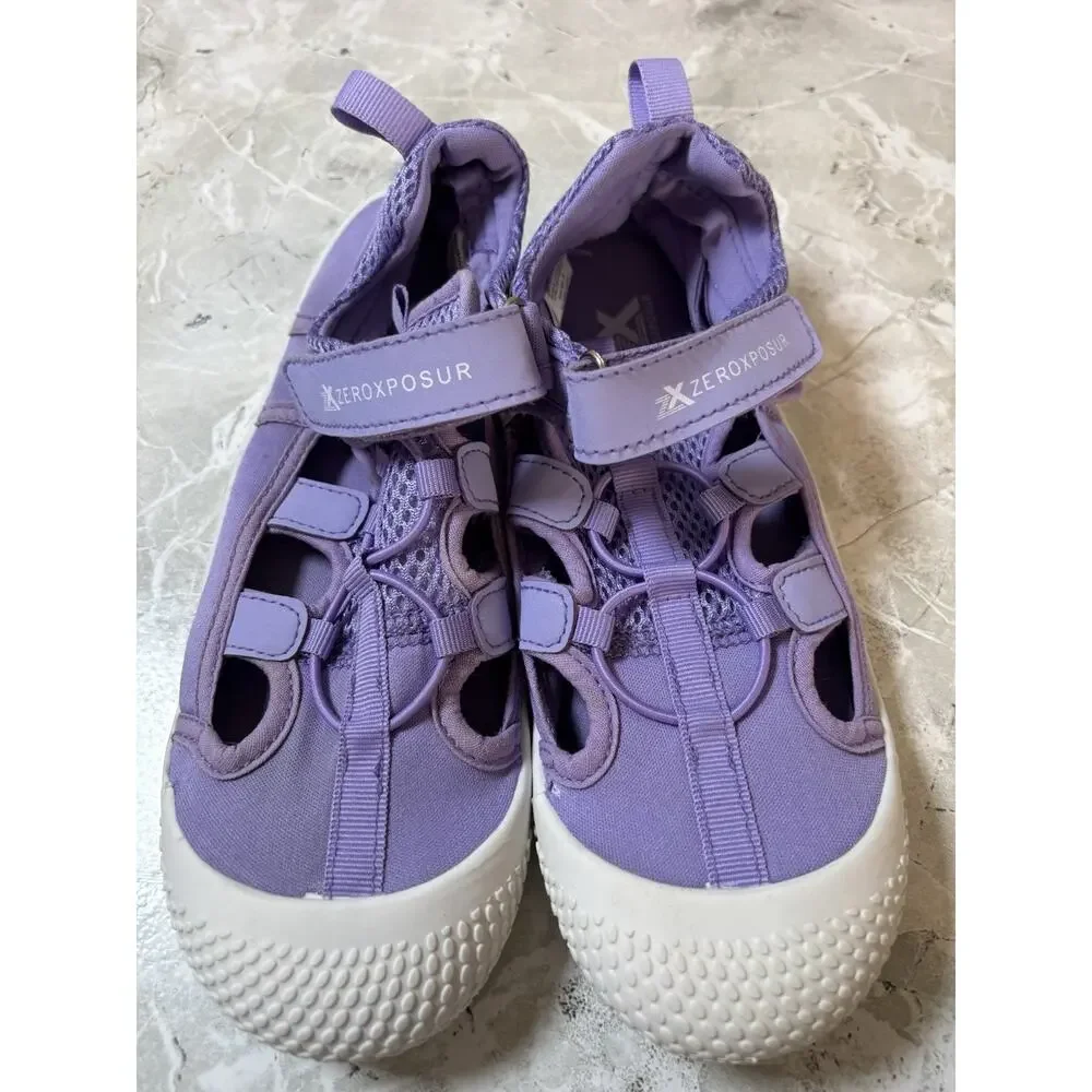 Zeroxposur Kids‎ Youth Outdoor Footwear Water Sandals Purple Rogue Lavender Sz 3